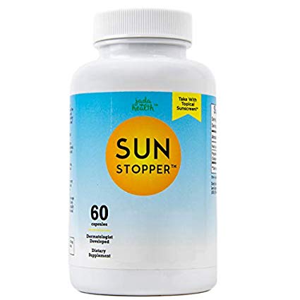 SunStopper - Polypodium Leucotomos 480mg & Nicotinamide 500mg (Vitamin B3) - Patent Pending Antioxidant Rich Formula
