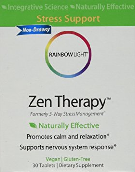 Rainbow Light - Zen Therapy, 30 Count, Stress Management, B-Complex Supplement