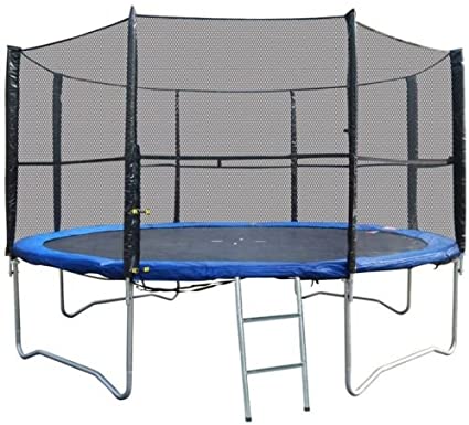 BodyRip PREMIUM BOUNCE Trampoline Safety Nets with Enclosure (Net ONLY) Replacement with 4x5mm Polystyrene Mesh Holes (Small Fingers Safe) | 8FT, 10FT, 12FT, 14FT | for 6 or 8-Poled Trampolines