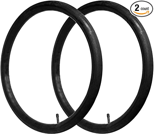 CalPalmy 28’’ x 1.75/1.95/2.125 Road/Mountain Bike Replacement Inner Tubes Schrader Valve 32mm for Road Bikes with Tire Size of 28’’