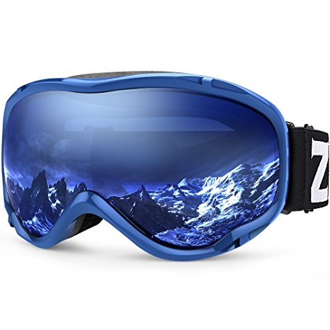 ZIONOR Lagopus Ski Snowboard Goggles UV Protection Anti-fog Snow Goggles for Men Women Youth