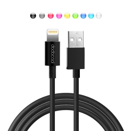 Apple MFI Certified dodocool Lightning to USB Cable Charge Sync Cable for iPhone 66 Plus 55c5s iPad Air  mini  mini2 iPad 4th generation iPod 5th generation and iPod nano 7th generation 3ft1m
