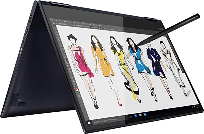 2019_Lenovo Yoga 730 2-in-1 15.6" FHD Touch Laptop-360° flip-and-fold Design, Intel Core i5-8265U, 12GB RAM, 256GB SSD, Fingerprint Reader, HDMI, Thunderbolt, Aluminum, Windows 10