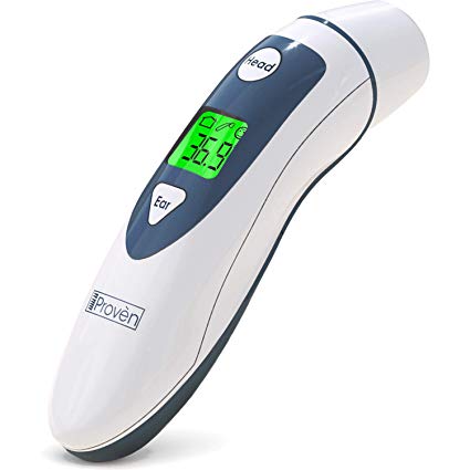 iProvÃƒÂ¨n Ear Thermometer with Forehead Function - FDA Approved for Baby and Adults - iProven DMT-489 - Upgraded Infrared Lens Technology for Better Accuracy Medical Algorithm