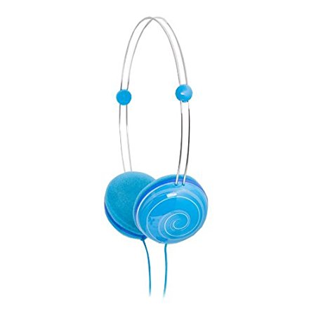 iFrogz IF-ANH-SNL Animatones Volume Limiting Headphones for Kids, Blue