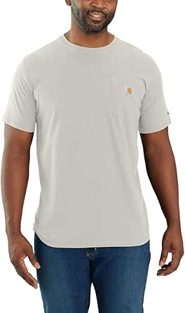 Carhartt mens Force Relaxed Fit Midweight Short-Sleeve Pocket T-Shirt