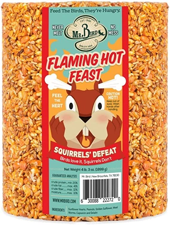 Mr. Bird Flaming Hot Feast Large Seed Cylinder 4 lb. 3 oz.