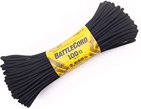 Atwood Rope MFG BattleCord Black 100 ft