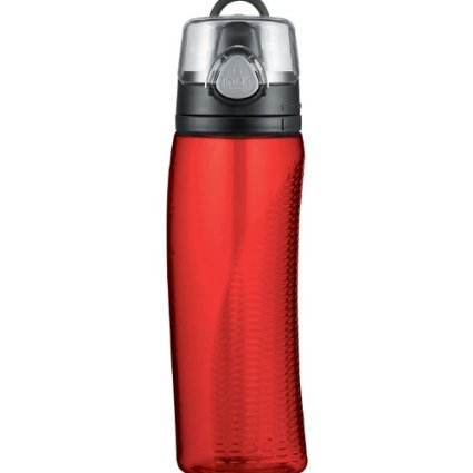 Thermos Intak 24 Ounce Hydration Bottle with Meter Red