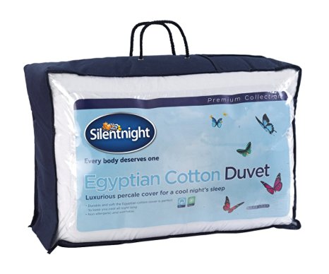 Silentnight Egyptian Cotton 10.5 Tog Duvet, Single