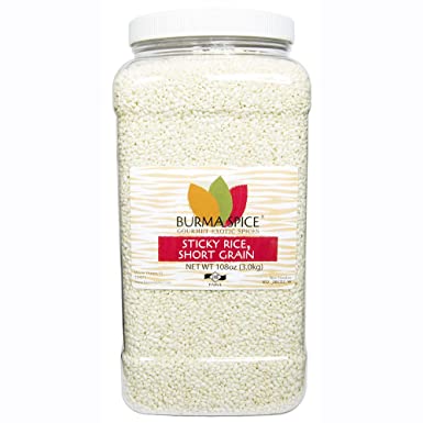 Sticky Rice Short Grain | Pearl Rice | Ideal for Sushi 6.75 lbs.