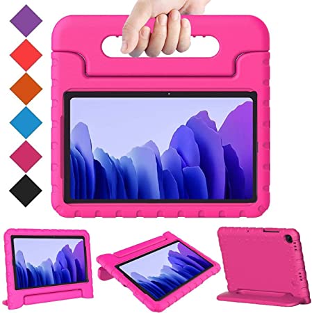BMOUO Samsung Galaxy Tab A7 Case for Kids, Samsung Tab A7 10.4 Case 2020, Lightweight Shockproof Convertible Handle Stand Kids Case for Samsung Galaxy Tab A7 10.4 inch 2020 (SM-T500/T505/T507) - Rose