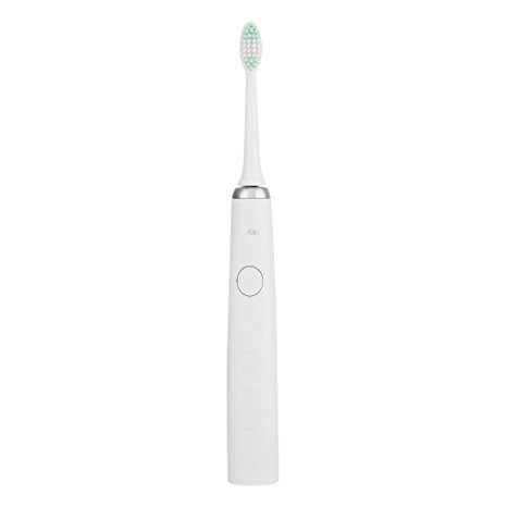 U-Kiss Sonic Electric Toothbrush Rechargeable 5 Series Brushing Modes for Gum Care Dental Health Waterproof IPX7 Built-in Timer (White)