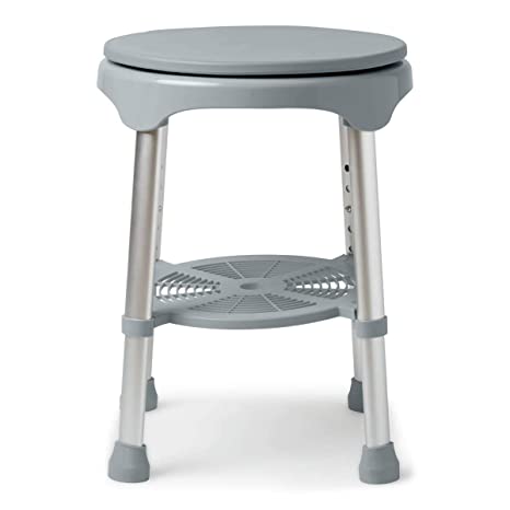 Medline Shower Stool, Swivel Seat