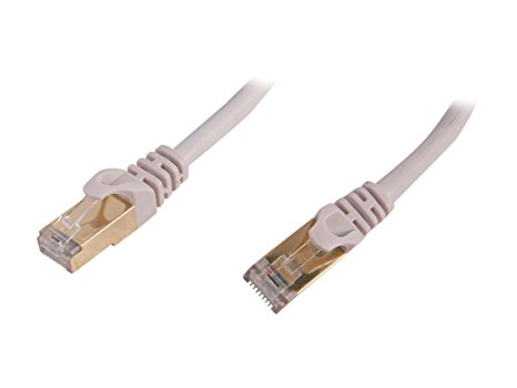 Rosewill 50-Feet Cat 7 Shielded Twisted Pair Networking Cable - White (RCNC-11063)