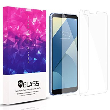 [2 Packs   1 Camera Lens Film] LG G6 Tempered Glass Screen Protector, Topnow 2.5D Arc Edges 9H Hardness HD Anti-Scratch Anti-Fingerprint AGC Glass Materials Screen Protectors For LG G6