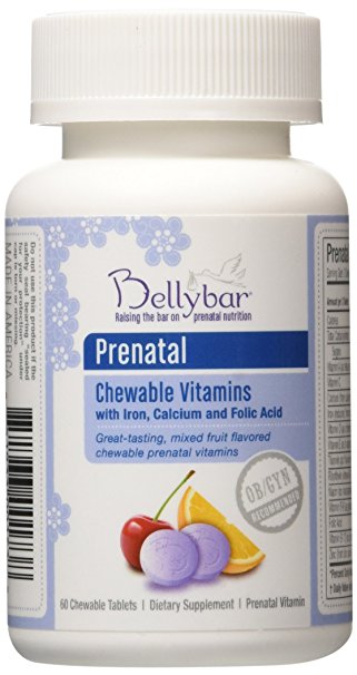 Prenatal Chewable Vitamin by Bellybar - 60 tablet