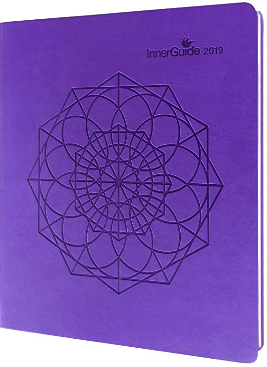 InnerGuide 2019 Goal & Life Planner, Weekly & Monthly Organizer, Appointment Book & Journal, Jan – Dec (Faux Cover)