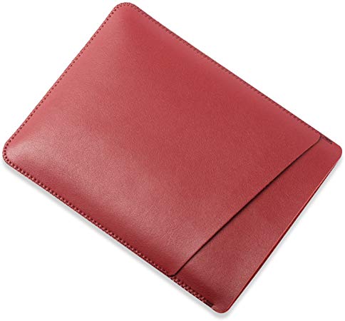 Ayotu Leather Slim Sleeve Case for All Kindle Paperwhite,Soft Microfiber Felt Synthetic Leather Bag for All Kindle Paperwhite,Kindle Voyage,Kindle 8th Gen (2016 Version),New Kindle 10th Gen 2019-Red