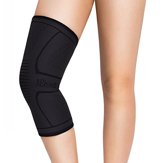Compression Knee Sleeve-knee support brace with Anti Slip, Joint Pain & Arthritis Relief, Injury Recovery, Improved Circulation for Running, Skiing,Cycling,Jogging, Walking etc-Single Wrap