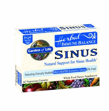 Garden of Life Immune Balance Sinus, 60 Capsule