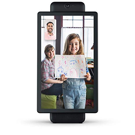 Portal Plus from Facebook. Smart, Hands-Free Video Calling with Alexa Built-in [15.6” display] – Black