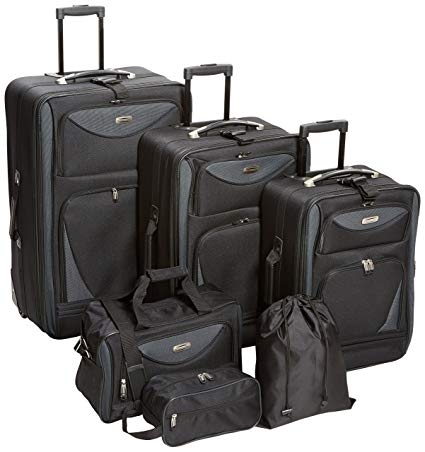 Sky View Collection- 6pc EVA Expandable  set in Black