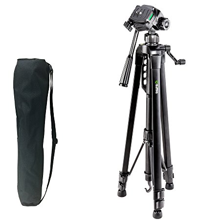 Sima STV-66K 66" Pro Panorama Tripod includes Zippered Carry Bag with Carry Strap
