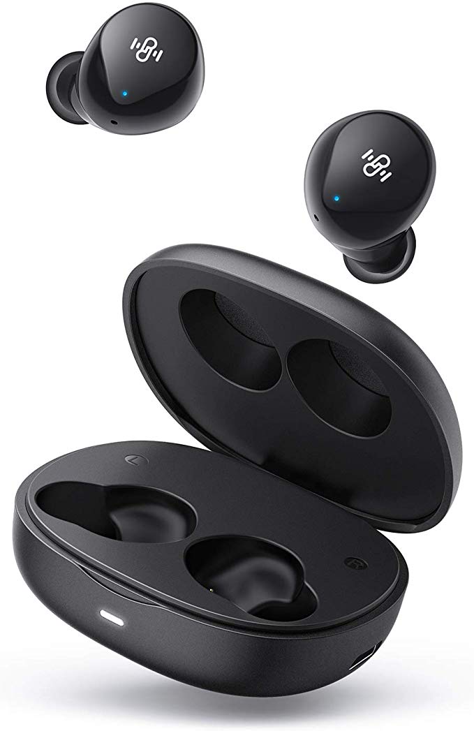 Wireless Earbuds, Boltune Bluetooth V5.0 Earbuds with Portable Charging Case, USB-C Quick Charge, Touch Controls, IPX7 Waterproof, Built in Mic Hi-Fi 3D Stereo Sound 36H Playing Time for Sport