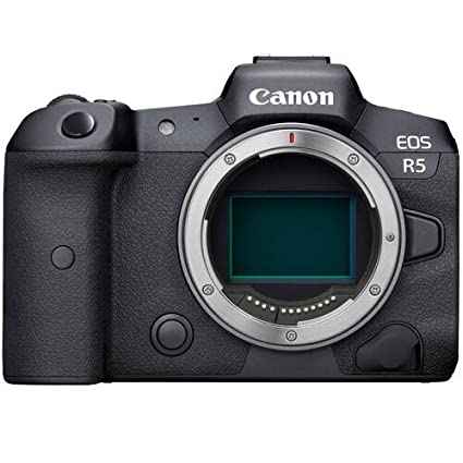 Canon EOS R5 45MP Full-Frame Mirrorless Digital Camera Body (8K RAW Video, 4K 120p Video, 20 FPS, Eye Auto Focus, Upto 8 Stop is) - Black