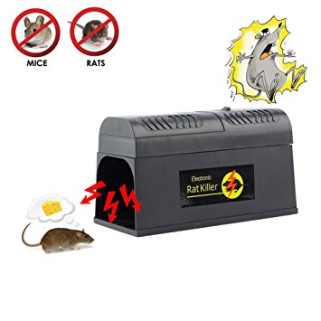 Seicosy Humane Mouse Trap Electronic Rat Killer Trap rodent control electroni Live Rodent Trap Rat Mouse Rodent Zapper