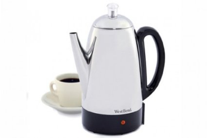 West Bend 54159 Classic Stainless-Steel 12-Cup Percolator