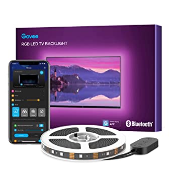 Govee 10FT TV LED Backlight, TV Lights with App Control, 64  Scene Modes, Music Sync, RGB Color Changing TV LED Lights for 46-60 inch TVs, Computers, Bedrooms, USB Powered
