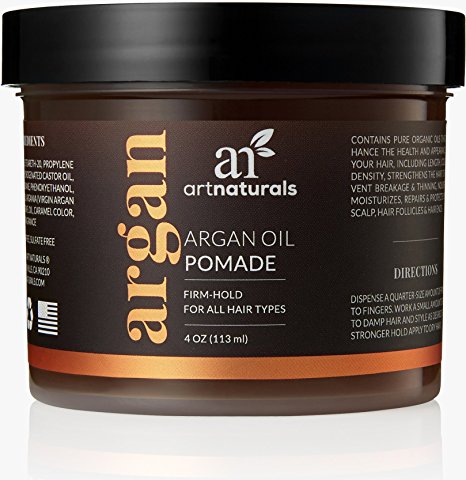 Art Naturals Argan Oil Hair Pomade 4.0 oz Firm Hold For All Hair Types With Argan oil