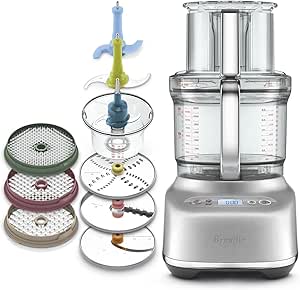 Breville 16-Cup Paradice Food Processor, Silver