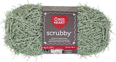 RED HEART Scrubby Yarn, Green Tea