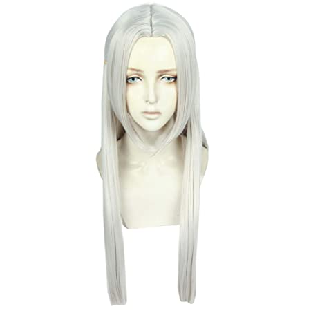 Xingwang Queen Anime Cosplay Wig 100cm Long Straight Silver Gray Wig Women Girls' Party Wigs