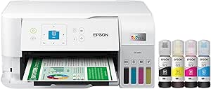 Epson EcoTank ET-2840 Wireless Color All-in-One Cartridge-Free Supertank Printer with Scan and Copy – The Fast Everyday Home Printer (Renewed)