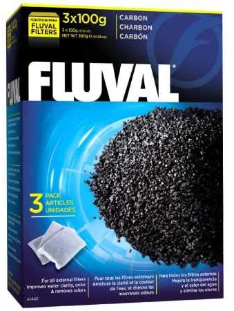 Fluval Carbon, 100-gram Nylon Bags - 3-Pack