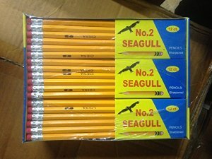 Pencils Pre-sharpened No. 2 144/box 20 Boxes of 144 New Improved Eraser