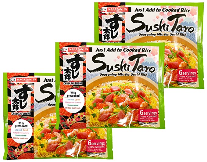 Nagatanien Sushi Taro Chirashi Sushi Mix 6.98oz / 198g ( 3 pack )