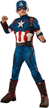 Rubie's Costume Avengers 2 Age of Ultron Child's Deluxe Captain America Costume, Small