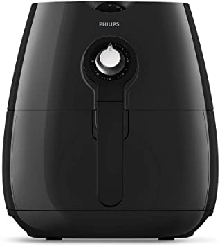 Philips HD9218/51 Essential Air Fryer with Rapid Air Technology for Healthy Cooking, 90 Percent Less Oil, 800 g Capacity, 30 Minutes Timer Up to 200 Degree Celsius Temperature Control, 1425 W, Black