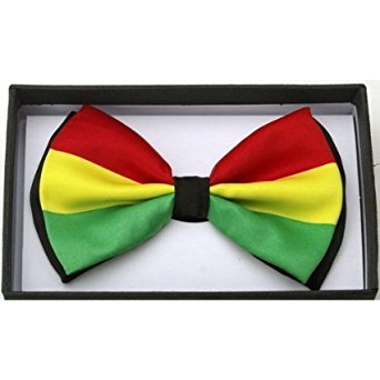 Men's Unisex Wedding Party RASTA Bob Marley Dress Bow Tie Bowtie! Brand New in Factory Box!2