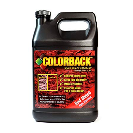 COLORBACK 12,800 Sq. Ft. Mulch Color Concentrate, 1-Gallon, Red