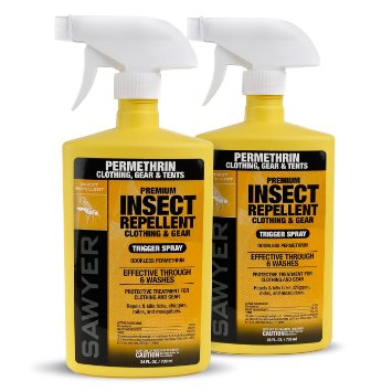 Sawyers Prem 24oz Permethrin Clothing Insect Repllnt Spray - 2 PACK