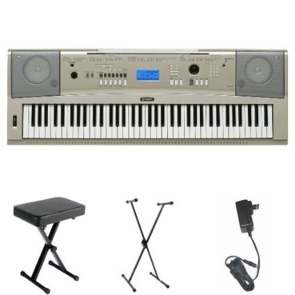 Yamaha YPG-235 76-Key Portable Grand Piano with Yamaha Bench, Stand, and Power Adapter