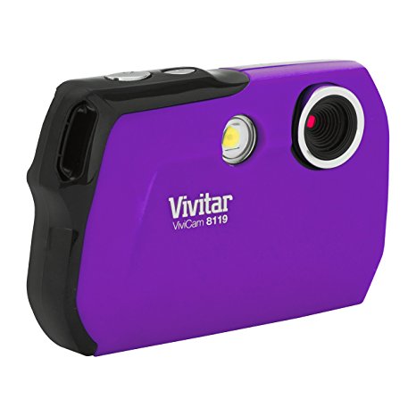 Vivitar V7122-Red 7.1 MP Digital Camera with 1.8-Inch LCD Screen and Anti-Shake - Color May Vary