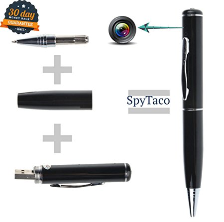 Spy Pen Camera – Premium hd video and audio 1080P –Spy pen camera with audio – Recording Ball-point Pen Hidden Camera with 8GB Memory USB Built-in and MIC - Pen camera