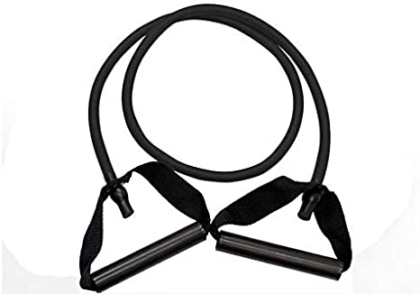 Standard Resistance Tubing (Band) with Handle: Black, Ultra Heavy